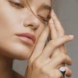 Multipavé Signet Ring Top Wesselton Diamond