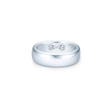 Mens Large Eternity Band Top Wesselton Diamond
