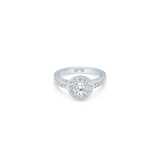 Eternity Diamond Ring Top Wesselton Diamond