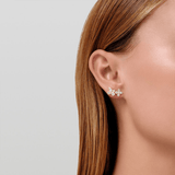 Poem Earstud White Topaz