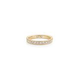 Large Eternity Diamond Band Top Wesselton Diamond
