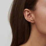 Purity Mini Hoop Top Wesselton Diamond