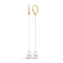 Purity and Esther Look GH/VS brilliant cut diamonds and white freshwater pearls