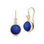 Prime Earrings Lapis Crystal