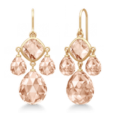 Olivia Chandeliers Peach Morganite