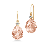 Ofelia Earring Peach Morganite