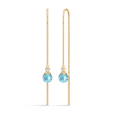 Berry Chain Earrings Ice Blue