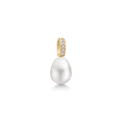 Ocean Pendant White Pearl