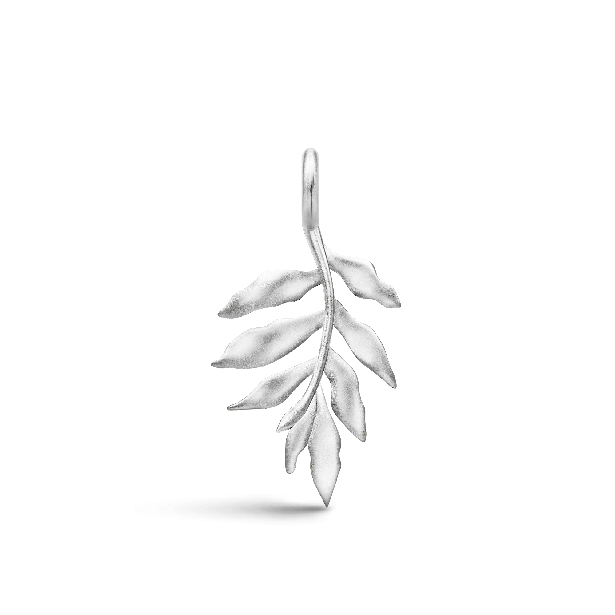 Little Tree Of Life vedhæng fra Julie Sandlau - bladformet vedhæng i rhodineret sølv
