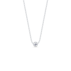Luster Necklace Top Wesselton Diamond