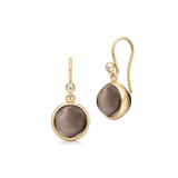 Prime Earrings Smokey Quartz