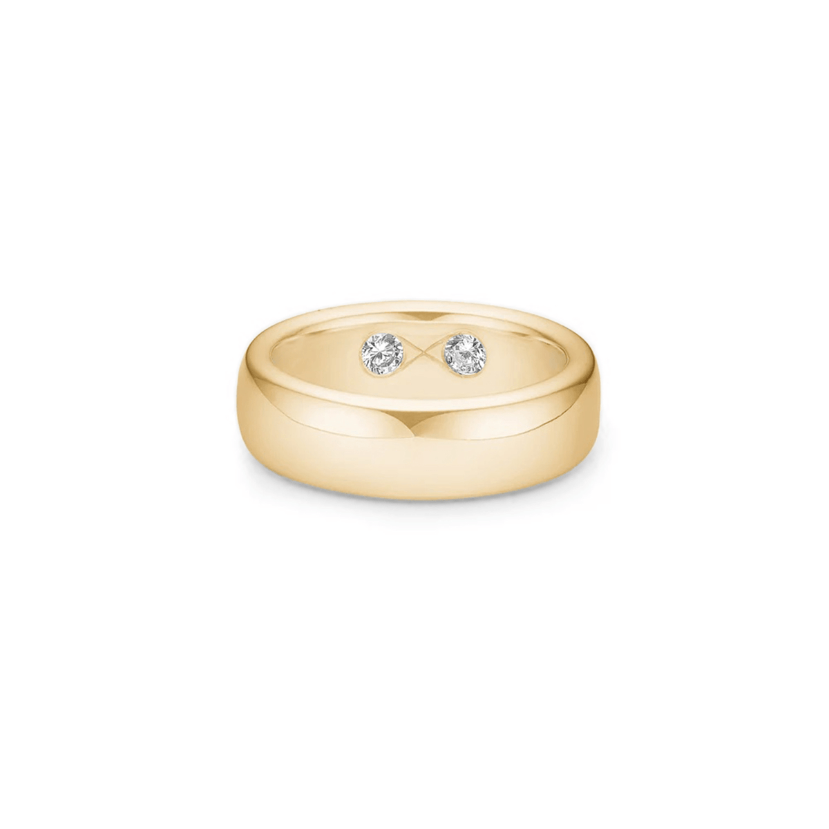 Mens Large Eternity Band