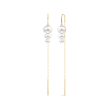 Eden Chain Earring White Pearl