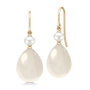 Elina Earrings White Moonstone