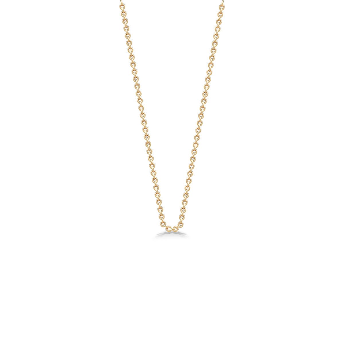 Classic Necklace - ankerlænke i guld, tæt på