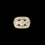 Heritage Trio Ring F-G/VS and I/SI brilliant cut diamond