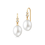 Perla Earrings White Pearl