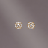 Heritage Earstuds F-G/VS and I/SI brilliant cut diamond