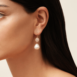 Heritage Earrings with Elegance Ear Pendants Pearl Drops