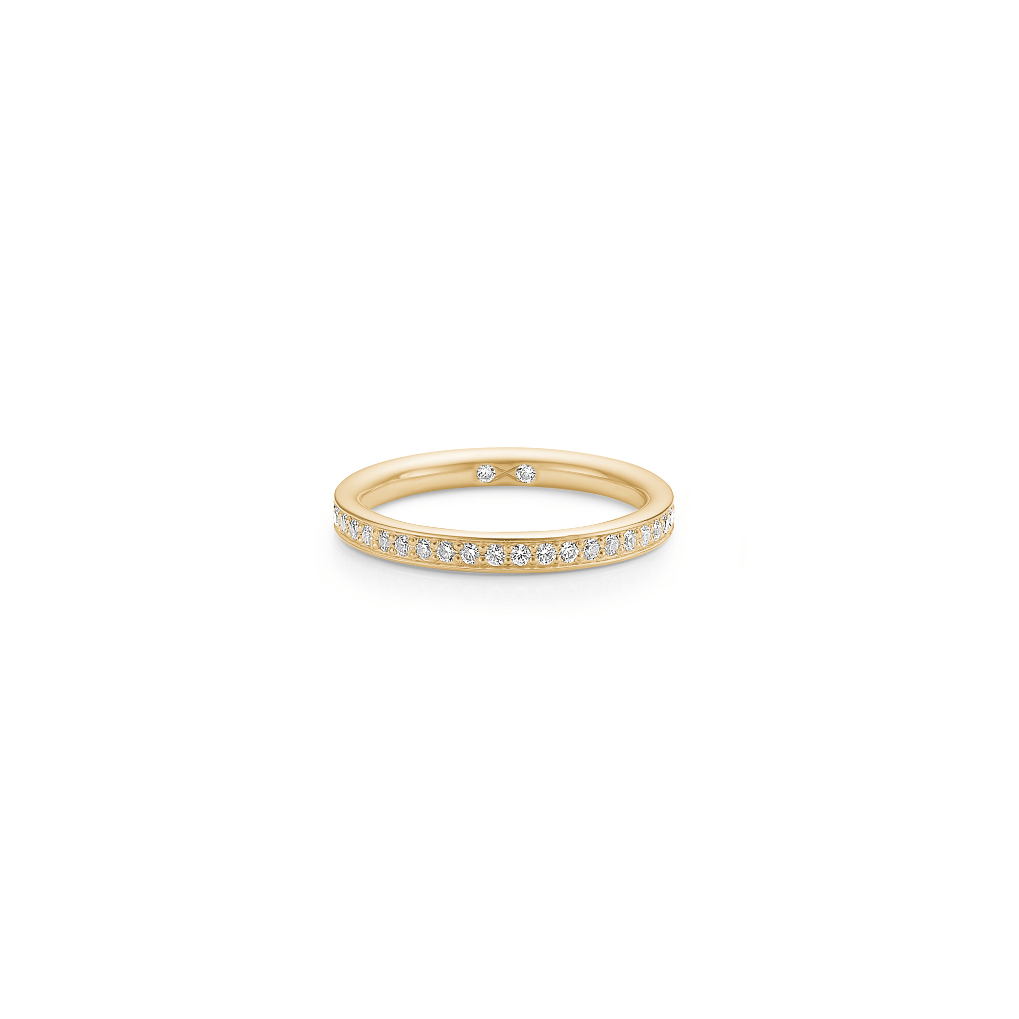 Eternity Diamond Band fra Julie Sandlau - ring i 18 karat guld med diamanter hele vejen rundt