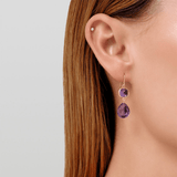 Olivia Earrings Amethyst