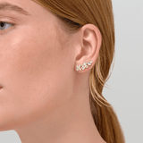 Poet Earstud White Topaz