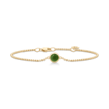 Primini Bracelet Moss Green Crystal