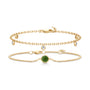 Primini and Grace bracelet Look Moss green Clear