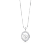 Medallion Necklace F-G/VS brilliant cut diamonds