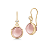 Prime Earrings Dusty Rose Crystal