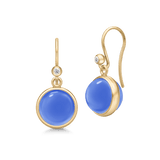 Prime Earrings Royal Blue Crystal