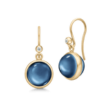 Prime Earrings Sapphire Blue Crystal