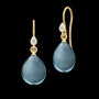 Prima Ballerina Earrings London Blue