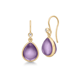 Paloma Earrings Amethyst Crystal