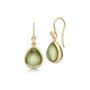 Paloma Earrings Olive Crystal