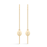 Tree of Life Droplet Earrings