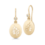 Tree of Life Signet Earrings