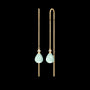 Tasha Chain Earrings Aqua