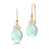 Tasha Earrings Aqua Green Amethyst