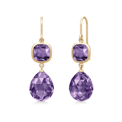 Olivia Earrings Amethyst