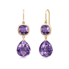 Olivia Earrings Amethyst