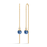 Berry Chain Earring Sapphire Blue