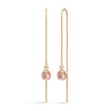 Berry Chain Earring Turmalin Rose