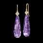 Ofelia Drop Earrings Amethyst