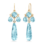 Ofelia Chandelier Earrings - Ice Blue