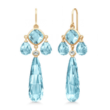 Ofelia Chandelier Earrings - Ice Blue