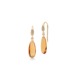 Fay Earrings Champagne Crystal