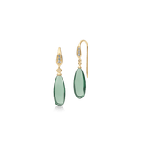 Fay Earrings Green Turmalin Crystal