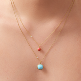 Prime Pendant Turquoise Crystal