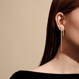 Luster Earring F-G/VS brilliant cut diamonds